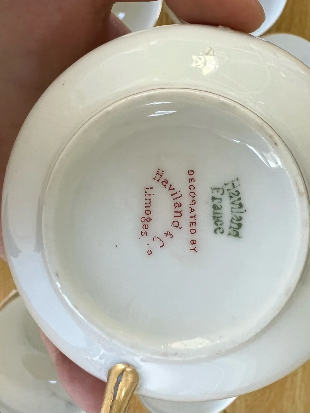 7 Set Vintage Haviland France Limoges teacups